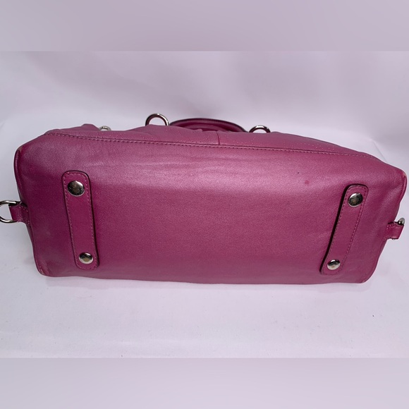 Coach Ashley Pink Leather Convertible Hobo Bag Mauve - Picture 11 of 15